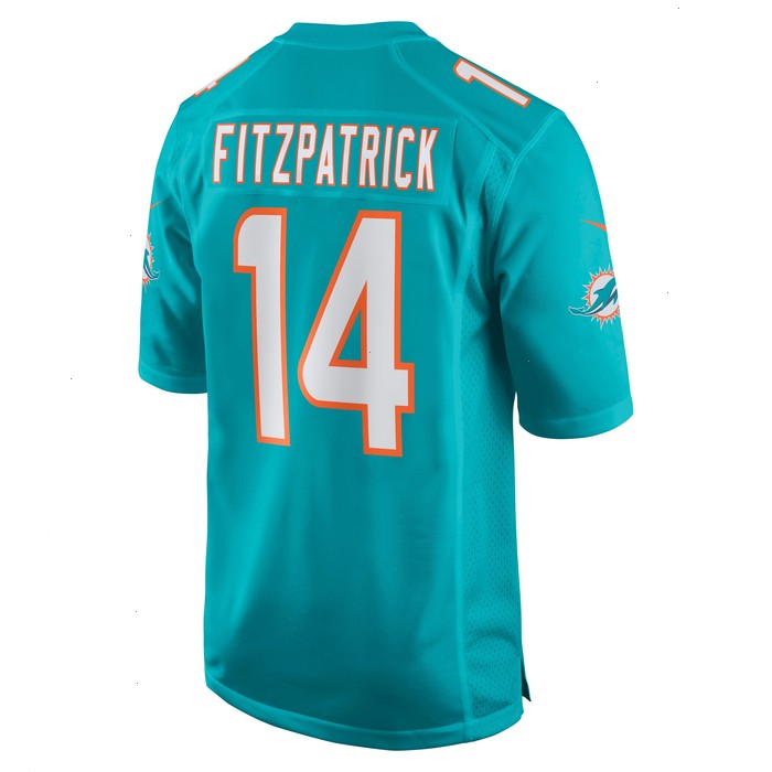 Ryan Fitzpatrick Miami Dolphins Nike Game Jersey - Aqua