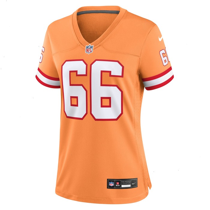 Ryan Jensen Tampa Bay Buccaneers Nike Women's Throwback Game Jersey - Orange