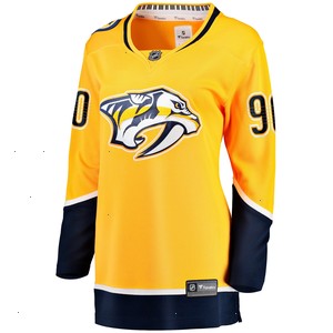 Ryan O'Reilly Nashville Predators Fanatics Branded Women's Home Premier Breakaway Player Jersey - Gold