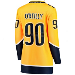 Ryan O'Reilly Nashville Predators Fanatics Branded Women's Home Premier Breakaway Player Jersey - Gold