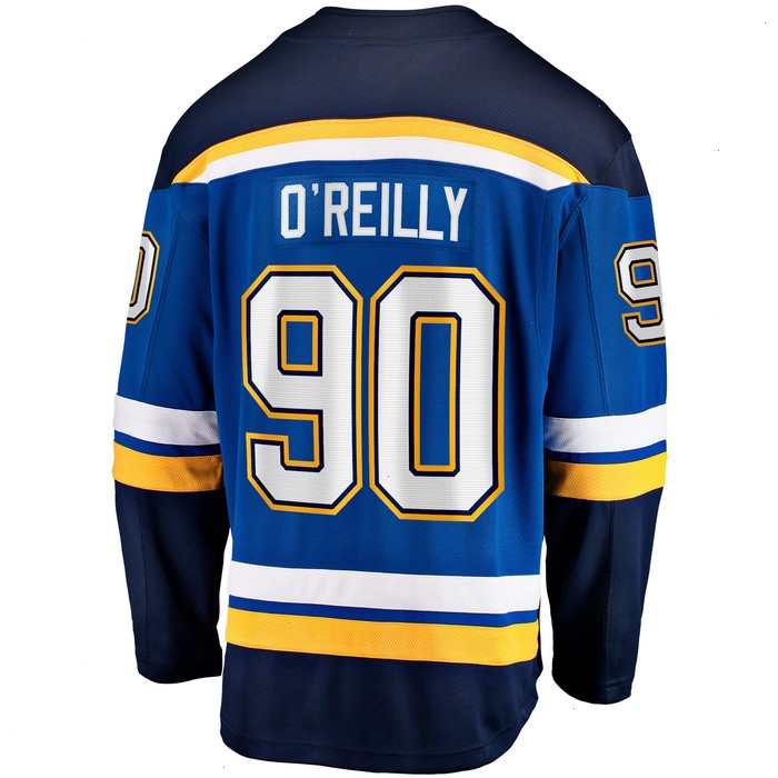 Ryan O'Reilly St. Louis Blues Fanatics Branded Home Captain Premier Breakaway Player Jersey - Blue