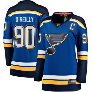 Ryan O'Reilly St. Louis Blues Fanatics Branded Women's Home Premier Breakaway Player Jersey - Blue