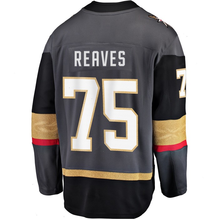 Ryan Reaves Vegas Golden Knights Fanatics Branded Home Breakaway Player Jersey - Black