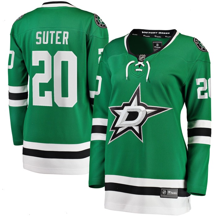 Ryan Suter Dallas Stars Fanatics Branded Women's Breakaway Player Jersey - Kelly Green