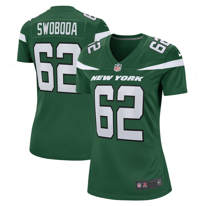 Ryan Swoboda New York Jets Nike Women's Team Game Jersey - Gotham Green