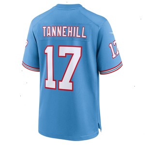 Ryan Tannehill Tennessee Titans Nike Oilers Throwback Alternate Game Player Jersey - Light Blue