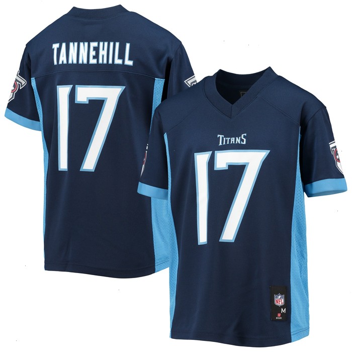 Ryan Tannehill Tennessee Titans Youth Replica Player Jersey - Navy