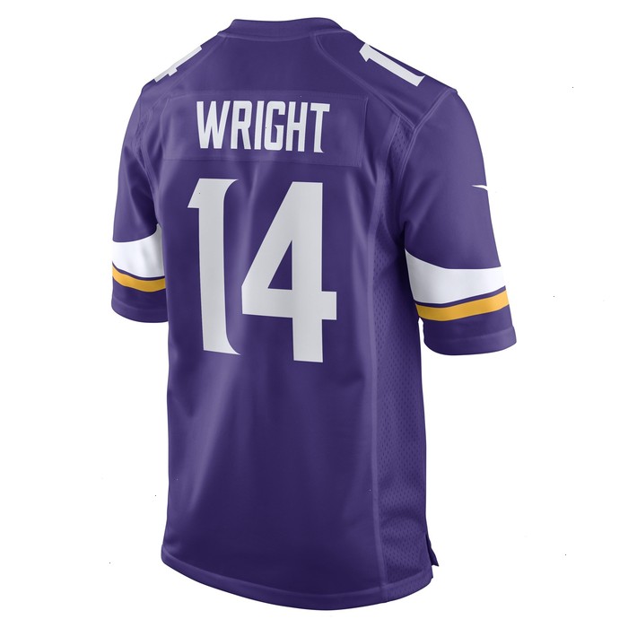 Ryan Wright Minnesota Vikings Nike Game Player Jersey - Purple