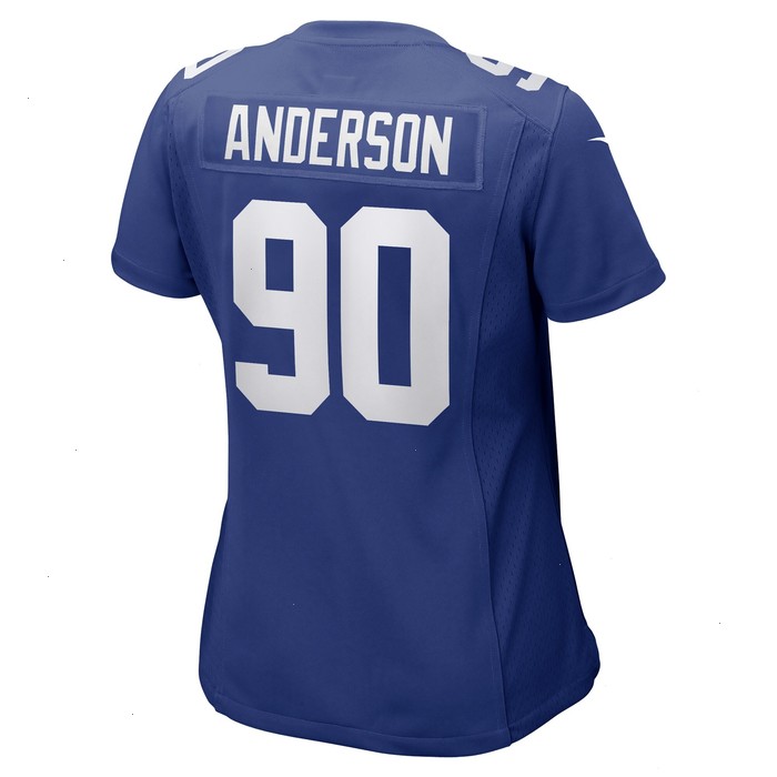 Ryder Anderson New York Giants Nike Women's Game Player Jersey - Royal