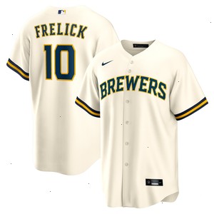 Sal Frelick Milwaukee Brewers Nike Home Replica Player Jersey - Cream