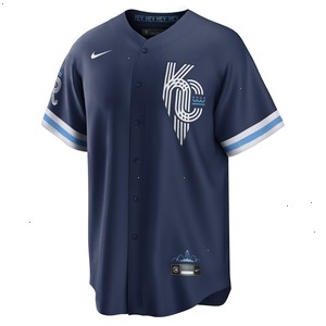 Salvador Perez Kansas City Royals Nike 2022 City Connect Replica Player Jersey - Navy