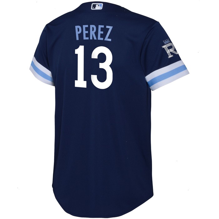 Salvador Perez Kansas City Royals Nike Toddler 2022 City Connect Replica Player Jersey - Navy