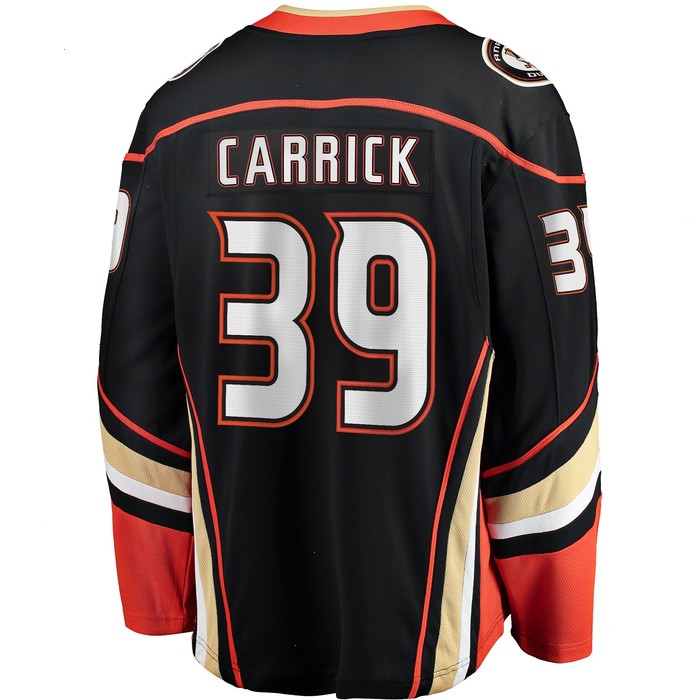 Sam Carrick Anaheim Ducks Fanatics Branded Home Breakaway Player Jersey - Black