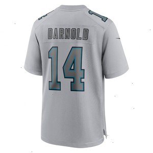 Sam Darnold Carolina Panthers Nike Atmosphere Fashion Game Jersey - Gray