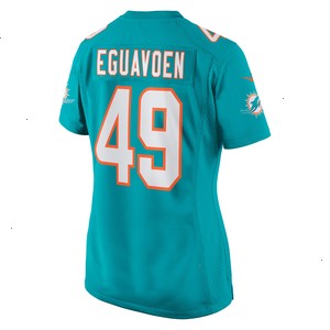 Sam Eguavoen Miami Dolphins Nike Women's Game Jersey - Aqua