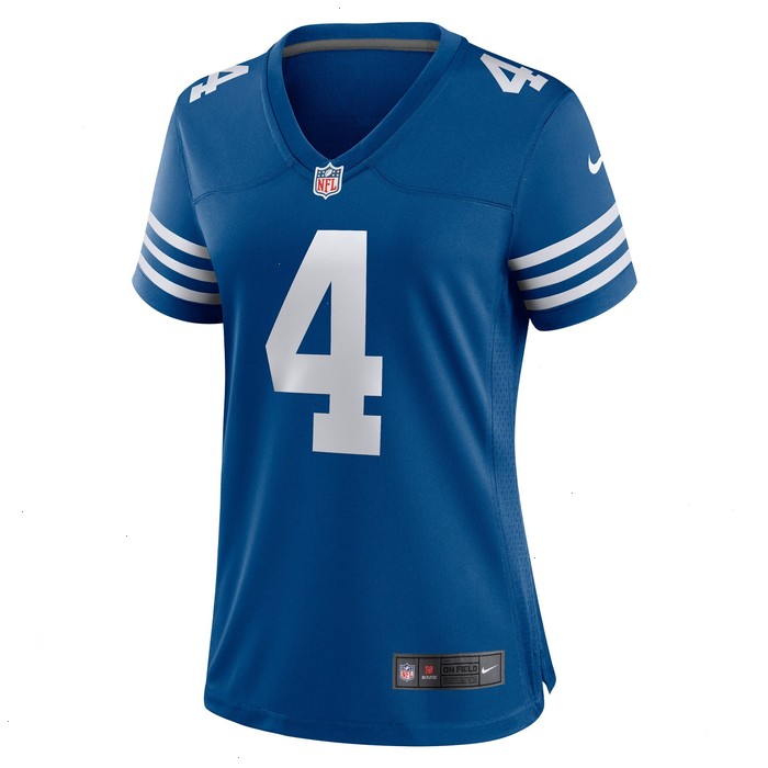 Sam Ehlinger Indianapolis Colts Nike Women's Game Player Jersey - Blue