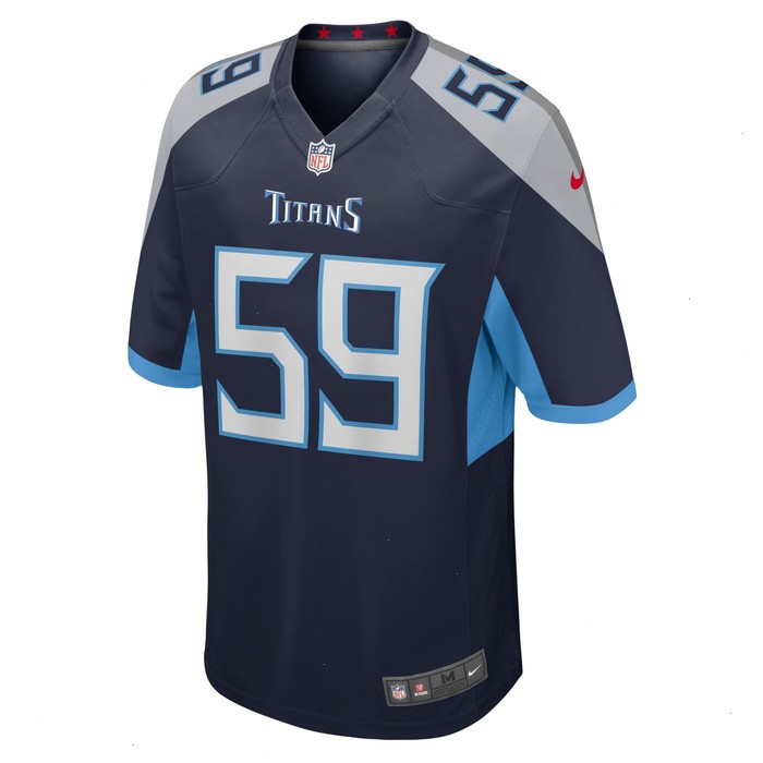 Sam Okuayinonu Tennessee Titans Nike Home Game Player Jersey - Navy