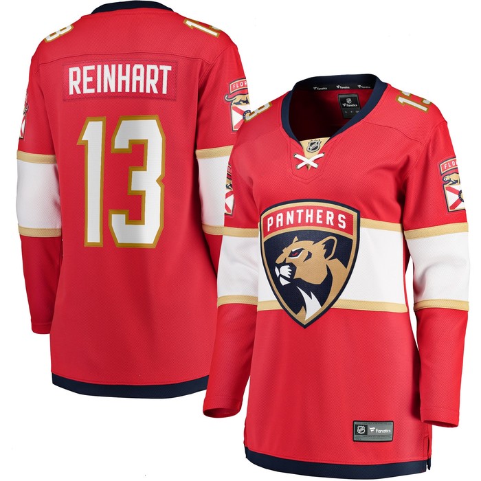 Sam Reinhart Florida Panthers Fanatics Branded Women's Breakaway Player Jersey - Red