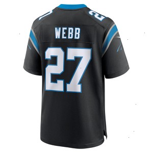 Sam Webb Carolina Panthers Nike Team Game Jersey - Black