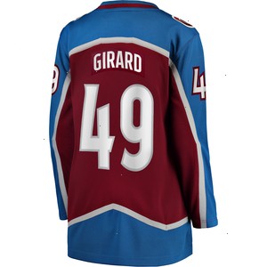 Samuel Girard Colorado Avalanche Fanatics Branded Women's Home Breakaway Player Jersey - Burgundy