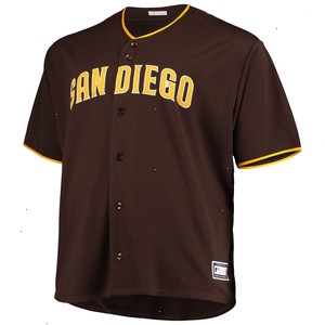 San Diego Padres Big & Tall Alternate Replica Team Jersey - Sand/Brown