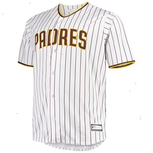 San Diego Padres Big & Tall Home Replica Team Jersey - White/Brown