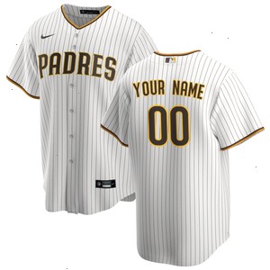 San Diego Padres Nike Home Replica Custom Jersey - White