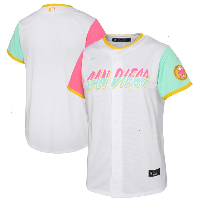 San Diego Padres Nike Preschool 2022 City Connect Replica Team Jersey - White