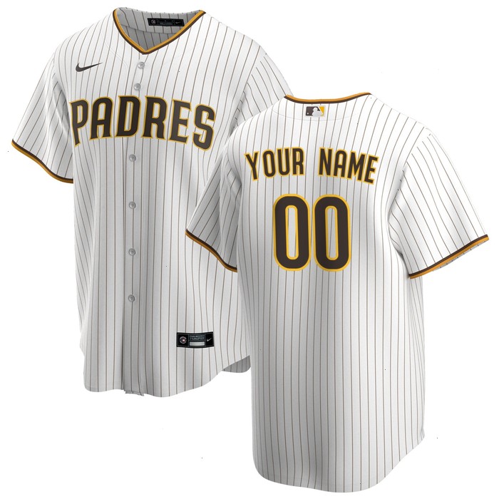 San Diego Padres Nike Youth Replica Custom Jersey - White