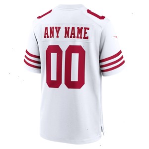 San Francisco 49ers Nike Game Custom Player Jersey - White