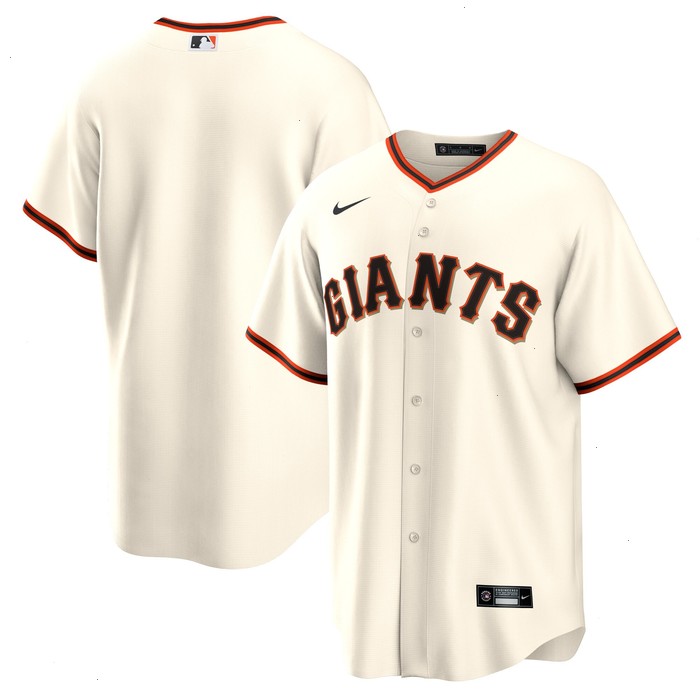 San Francisco Giants Nike Home Blank Replica Jersey - Cream