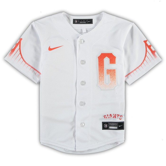 San Francisco Giants Nike Preschool MLB City Connect Replica Team Jersey - White