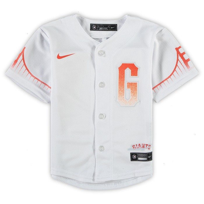 San Francisco Giants Nike Toddler MLB City Connect Replica Team Jersey - White