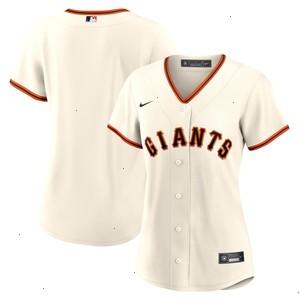 San Francisco Giants Nike Women's Home Blank Replica Jersey - Cream