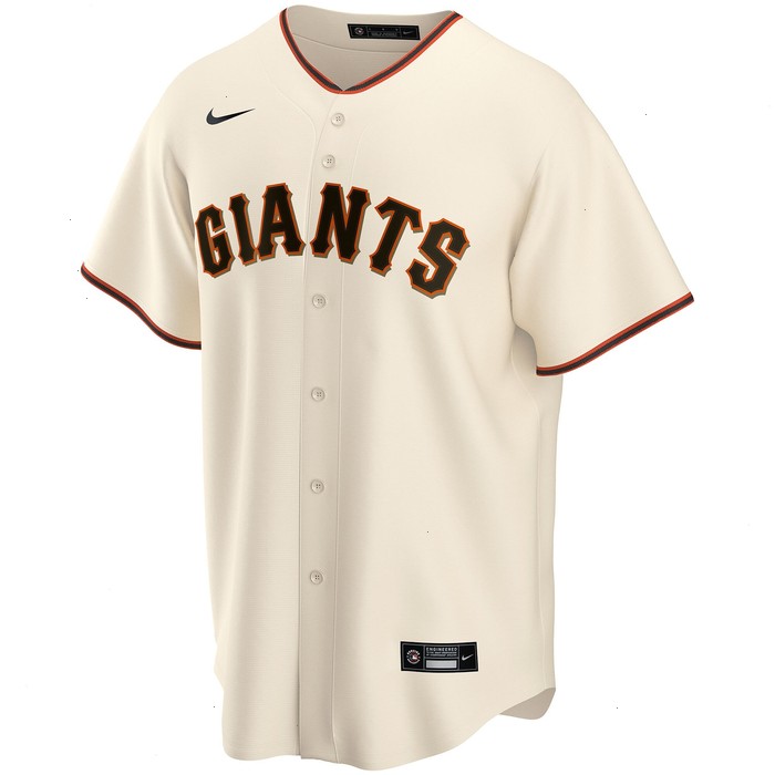 San Francisco Giants Nike Youth Home Replica Custom Jersey - Cream