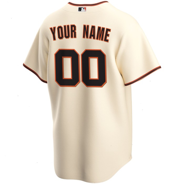 San Francisco Giants Nike Youth Home Replica Custom Jersey - Cream