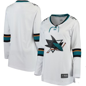 San Jose Sharks Fanatics Branded Women's Away Breakaway Jersey - White