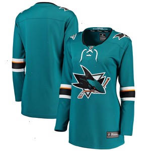 San Jose Sharks Fanatics Branded Women's Breakaway Home Jersey - Teal