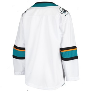 San Jose Sharks Youth Away Premier Jersey - White