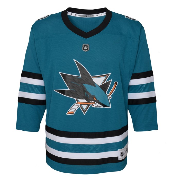 San Jose Sharks Youth Replica Jersey - Teal