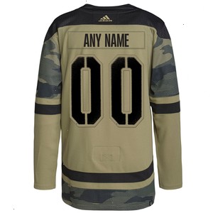 San Jose Sharks adidas Military Appreciation Team Authentic Custom Practice Jersey - Camo V1