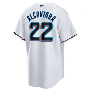 Sandy Alcantara Miami Marlins Nike Replica Player Jersey - White