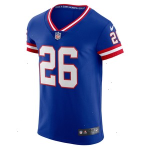 Saquon Barkley New York Giants Nike Classic Vapor Elite Player Jersey - Royal