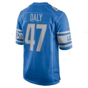 Scott Daly Detroit Lions Nike Game Jersey - Blue