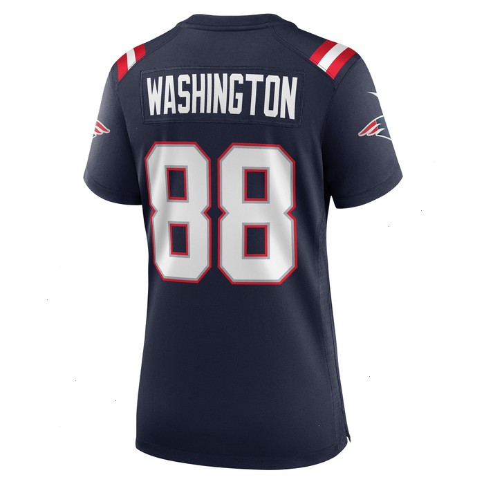 Scotty Washington New England Patriots Nike Women's Home Game Player Jersey - Navy