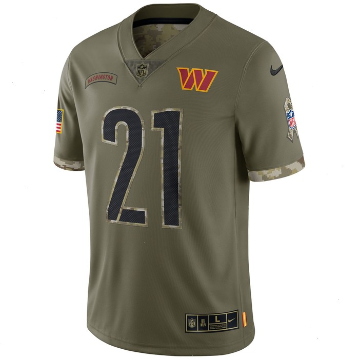 Sean Taylor Washington Commanders 2022 Salute To Service Retired Player Limited Jersey - Olive