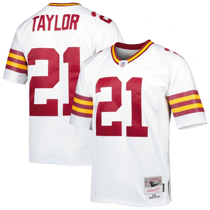 Sean Taylor Washington Commanders Mitchell & Ness Big & Tall 2007 Legacy Retired Player Jersey - White