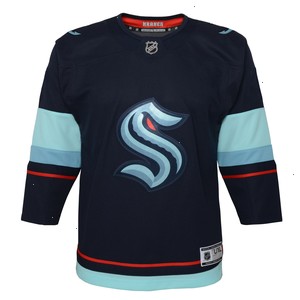 Seattle Kraken Youth Home Premier Jersey - Navy