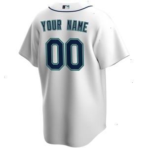 Seattle Mariners Nike Youth Home Replica Custom Jersey - White