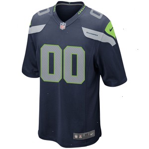 Seattle Seahawks Nike Custom Game Jersey - College Navy